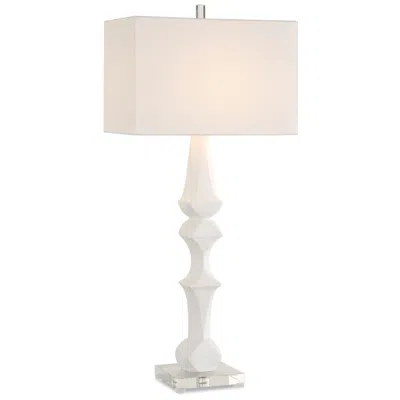 Uttermost Mayme 37 1/2" Matte White Table Lamp