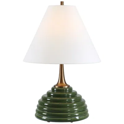Uttermost Mckay 25" Dark Green Ceramic Table Lamp