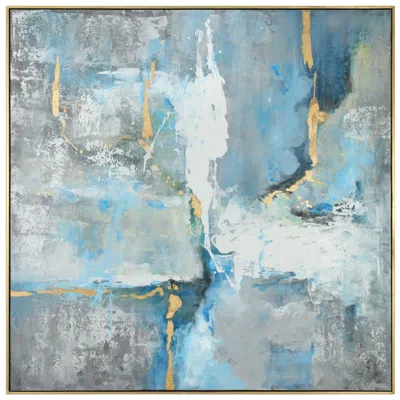 Uttermost Meditation 61" Square Framed Canvas Wall Art