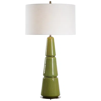 Uttermost Mendell 39 1/2" High Green Ceramic Table Lamp
