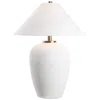 Uttermost Merriton 33" High Matte White Ceramic Table Lamp