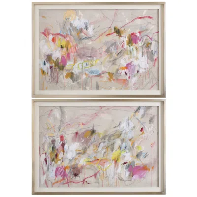 Uttermost Metropolitan Rush 2-piece Framed Wall Art Set