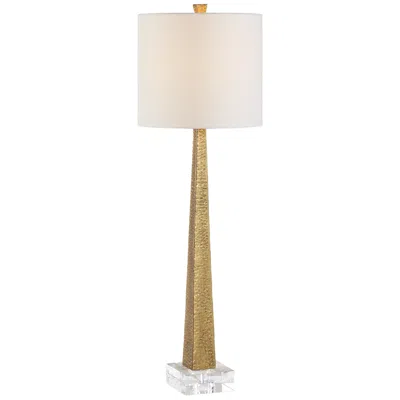 Uttermost Midas 35" Gold Buffet Lamp In Brown
