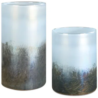 Uttermost Midnight Mist 2-piece Vase Set