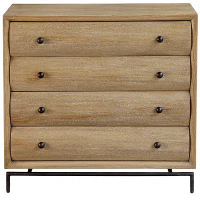 Uttermost Millard 4 Drawer Mindi Wood Chest