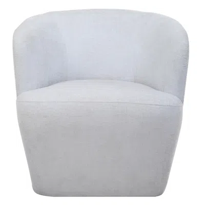 Uttermost Mist Blue Swivel Chair