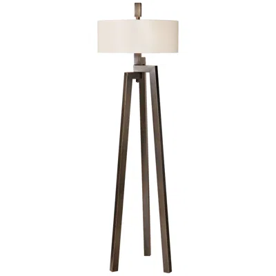 Uttermost Mondovi 60" Bronze And Gold Tripod Floor Lamp
