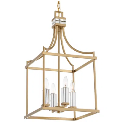 Uttermost Montreal 13 7/8" Brass 4-light Pendant