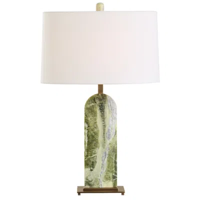 Uttermost Moorea 28 1/4" Green Marble Table Lamp