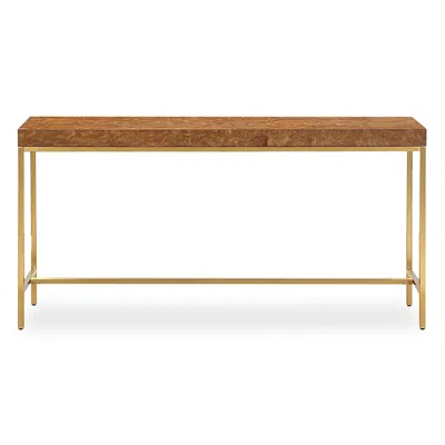 Uttermost Moran 60" Wide Wood And Ss Console Table