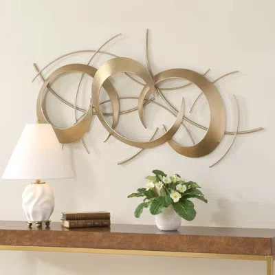Uttermost Motivate Gold Wall Art In Silver;gold