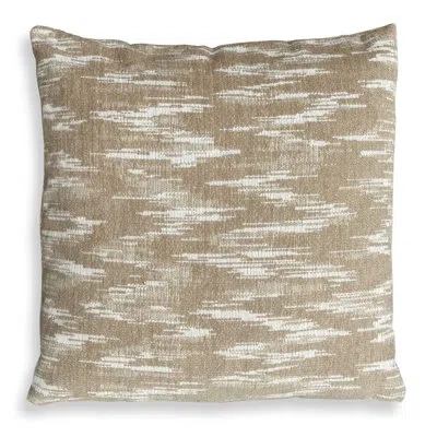 Uttermost Mountains Outdoor Sand Toned Pillow In Brown;white