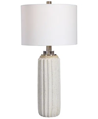 Uttermost Mountainscape Table Lamp In White