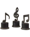 Uttermost Music Notes Art, Set Of 3 In Multi