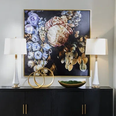 Uttermost Natural Wonder  Natural Wonder Framed By Liz Jardine Print In Blue;peach