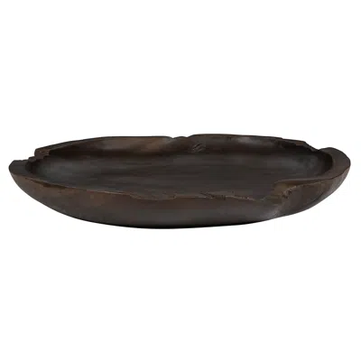 Uttermost Nature's Edge 20" Round Teak Wood Bowl