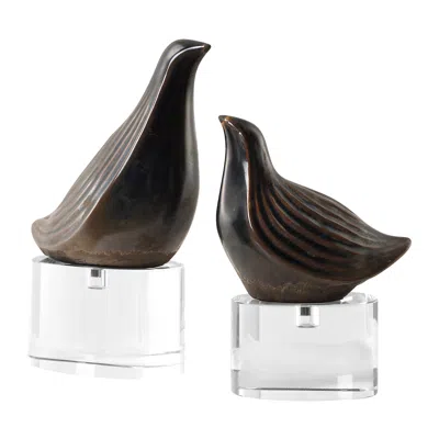 Uttermost Nesting Set Of 2 Bird Sculptures