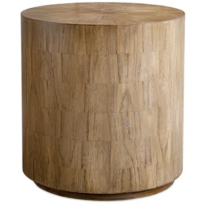 Uttermost Nevis 22" Wide Mindi Wood Veneer Side Table