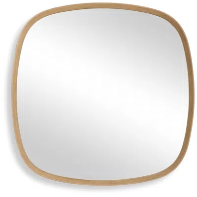 Uttermost Novell 41 7/8" Natural Pine Wood Wall Mirror
