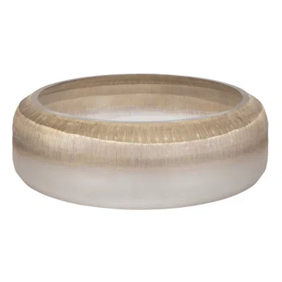 Uttermost Ombra 14 1/2" Round Glass Bowl