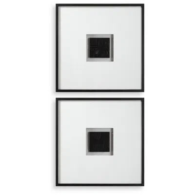 Uttermost Origins 25 1/2" 2-piece Shadow Boxes In Black