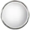 Uttermost Orion Metallic Silver Leaf 36" Round Wall Mirror