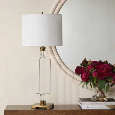 Uttermost Outline Cordless Led Table Lamp In Gold