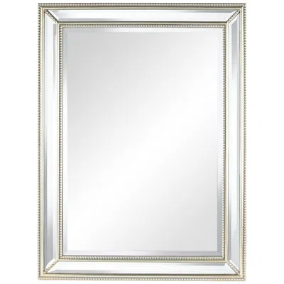 Uttermost Palais Silver 30" X 40" Beaded Wall Mirror