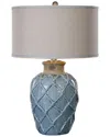 Uttermost Parterre Table Lamp In Blue