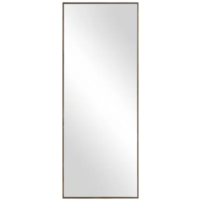 Uttermost Patterson 72" High Bronze Framed Mirror In Brown