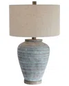 Uttermost 28" Ceramic Pelia Table Lamp In Blue