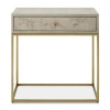 Uttermost Pembrook Light Washed Side Table In Tan
