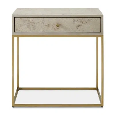 Uttermost Pembrook Light Washed Side Table In Tan