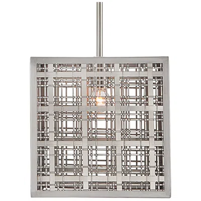 Uttermost Pendleton 10"w Satin Nickel Square Mini Pendant