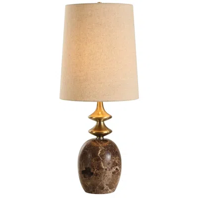 Uttermost Percy 29" Brown Marble Buffet Lamp
