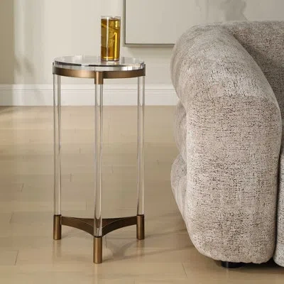 Uttermost Pereira Round Accent Table In Bronze