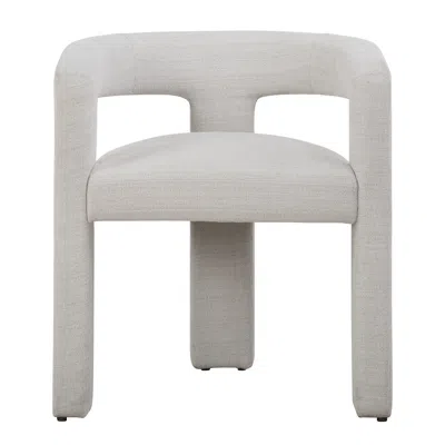 Uttermost Perspective Ecru Woven Fabric Dining Chair