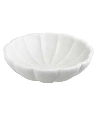 Uttermost Petal Bowl In White