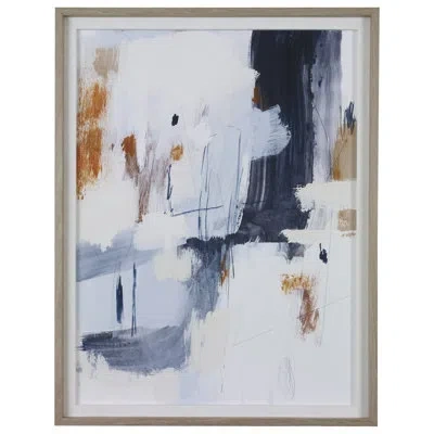 Uttermost Picture Frame In Blue;white;orange