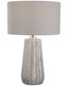 Uttermost Pikes Stone Table Lamp In Gray