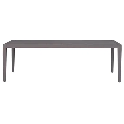 Uttermost Polanco 92" W Java Aluminum Outdoor Dining Table In Brown