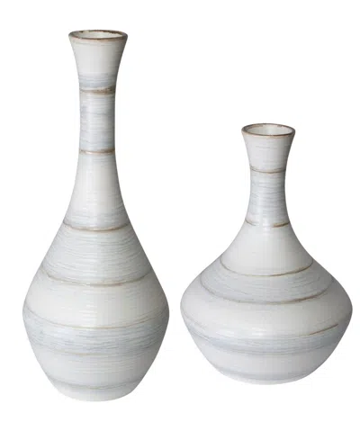 Uttermost Potter Vases, Set Of 2 In Blue