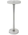Uttermost Pria Crystal Drink Table In Silver