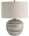Uttermost Prospect Striped Accent Lamp In Brown
