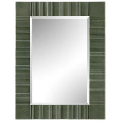 Uttermost Quincey Mottled Green 30" X 40" Wall Mirror