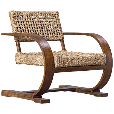 Uttermost Rehema Natural Woven Banana Fiber Modern Accent Chair