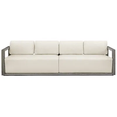 Uttermost Remsen Weathered Gray Mahogany Outdoor Sofa