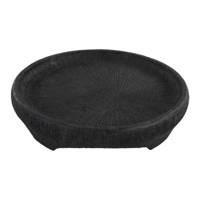 Uttermost Resonance Indoor-outdoor Resin Bowl In Black