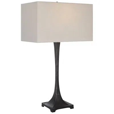 Uttermost Reydan 29 1/2" High Rustic Modern Black Metal Table Lamp