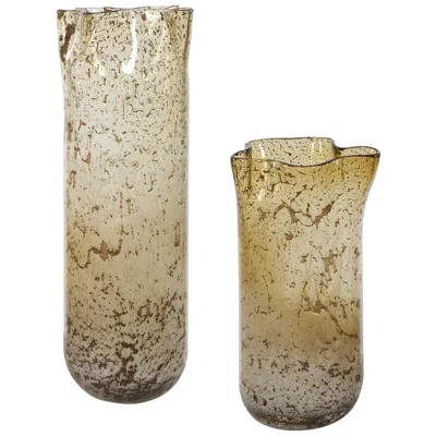 Uttermost Rhine Glass Vases Set Of 2